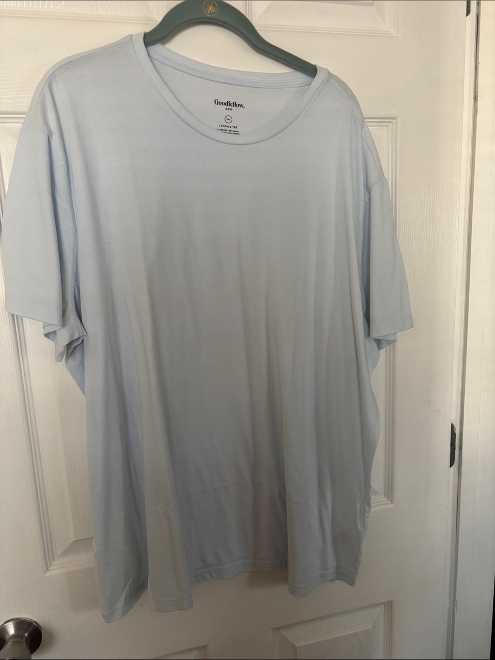 Goodfellow & Co Pale Blue Men’s Short Sleeve Crew Tee